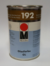 Краска Glasfafbe GL 192 Rich-Pale Gold, насыщенное бледное золото, 0,2 кг