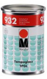 Краска TampaGlass TPGL 932 сигнальный красный, 0,2 кг